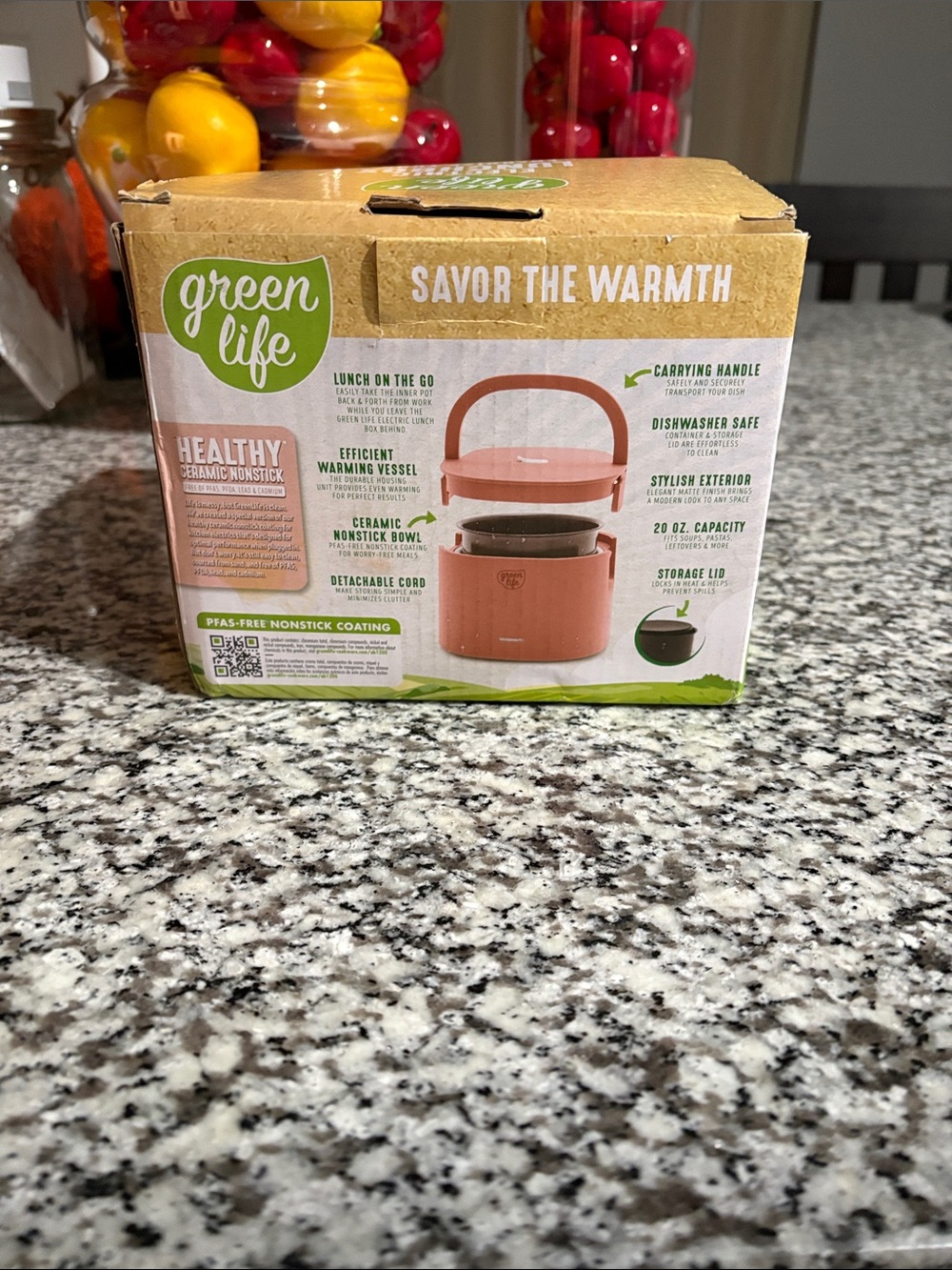 Green Life Electric Lunchbox
